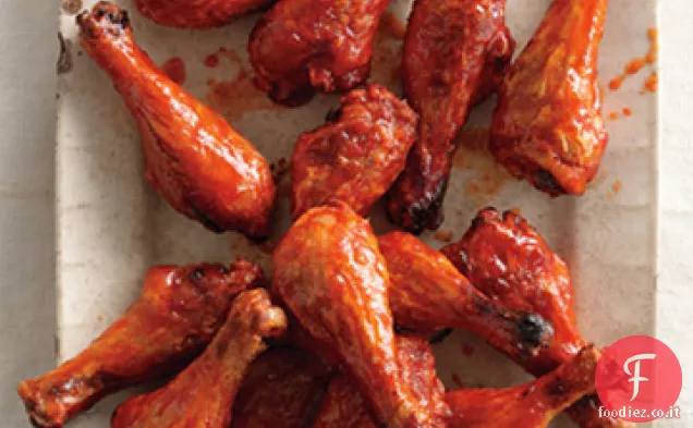 Bacchette di pollo dolci e piccanti