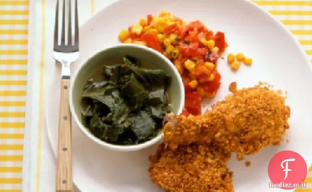 Cornflake-Pollo al forno in crosta