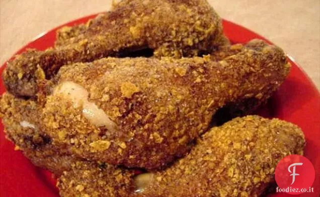 Bacchette di pollo in crosta di pecan