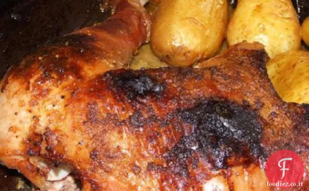 Tacchino alla griglia glassato-Barbecue