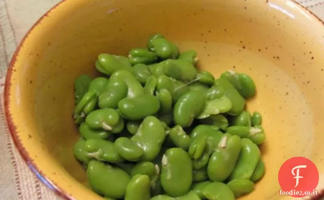 Favas a Portugueasa (Fave con Pancetta ed erbe aromatiche )