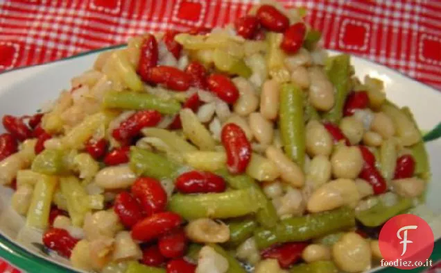 Tre insalata di fagioli