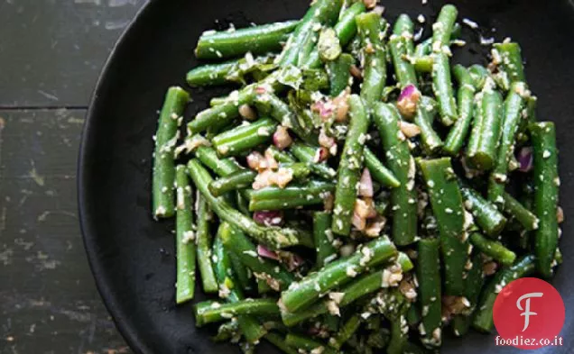 Insalata di Fagiolini con Basilico, Balsamico e Parmigiano