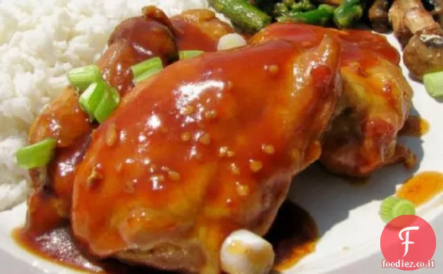 Cosce di pollo asiatico