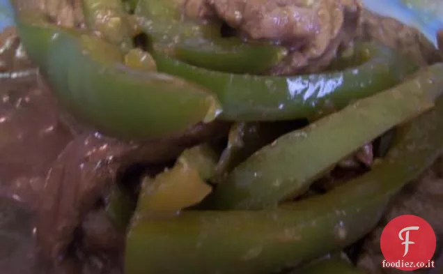 Bistecca al pepe verde