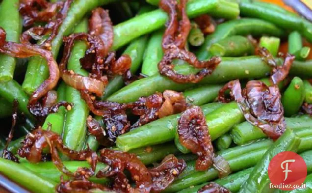 Fagiolini con Burro di Scalogno Caramellato