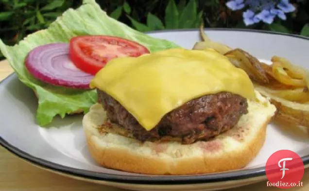 Hamburger di bacon ai funghi