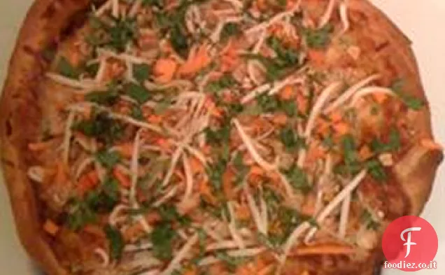 Pizza di pollo tailandese