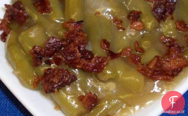 Manzo e fagiolini saltati in padella
