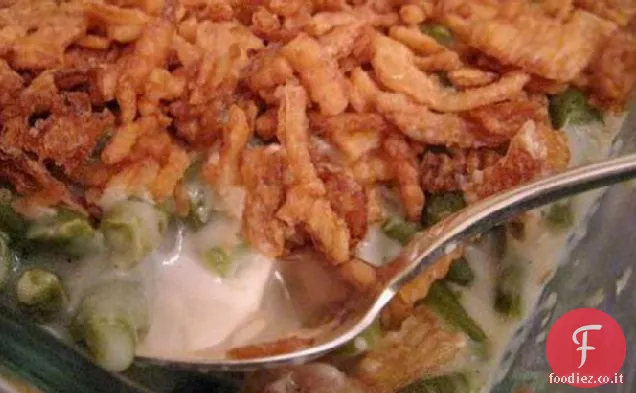 Casseruola di fagioli verdi