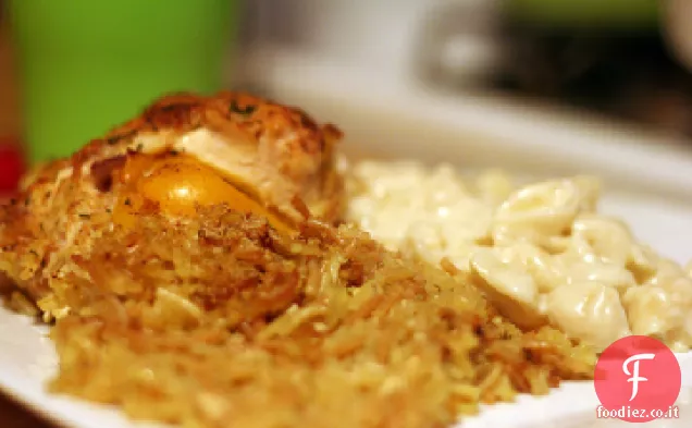 Facile a strati di pollo cuocere