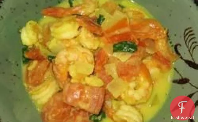 Hamburger di gamberetti tailandesi