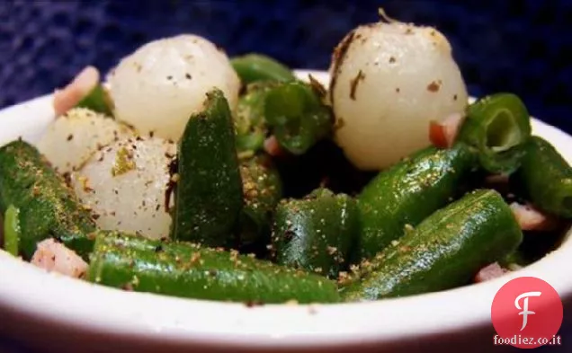 Fagiolini e cipolline