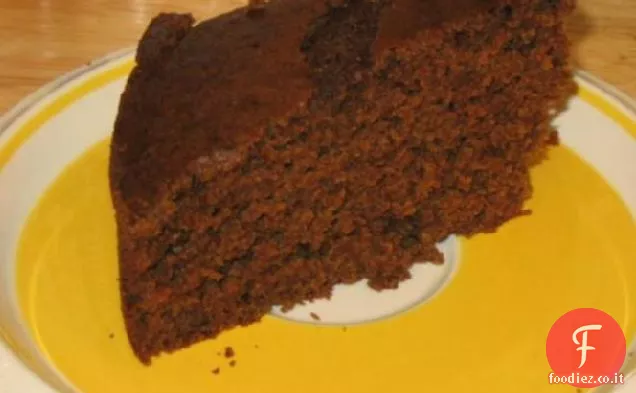 Torta di melassa di mele-a basso contenuto di grassi, senza latticini e senza glutine
