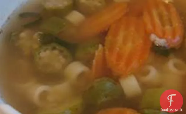 Zuppa di gumbo di pollo