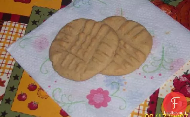 I migliori (e uno dei più facili) Biscotti al burro di arachidi! (Baciare