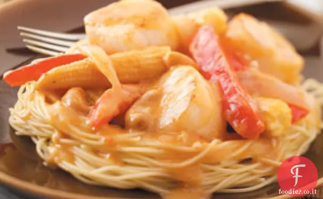 Capesante con salsa Tailandese
