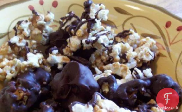 Cioccolato coperto Popcorn (Boy Scouts Copycat) Caramello Mais
