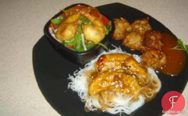 Pollo asiatico con salsa di peperoncino (Low Carb)