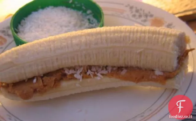 Noce di cocco drappeggiato Peanuty Banana