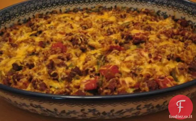 Fagioli neri e riso giallo