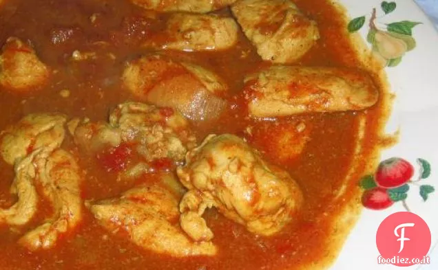 Cena di braciola di maiale cotta lentamente