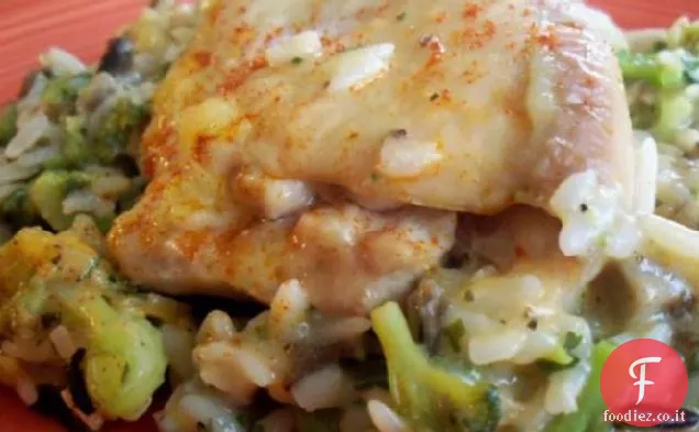 Più semplice riso di pollo & Veggie Casseruola