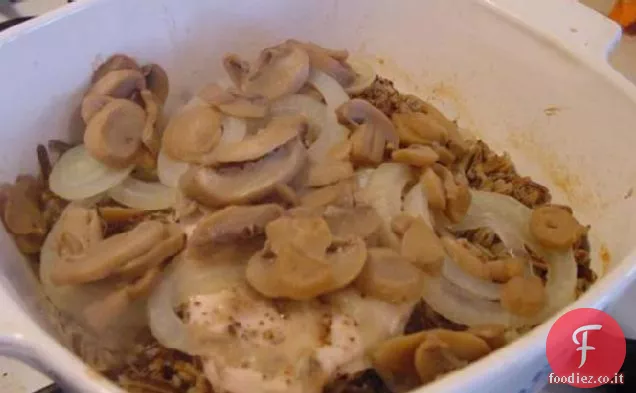 Solo petto di pollo e riso selvatico