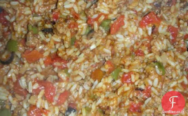 Mexi di Kittencal Carne macinata e riso