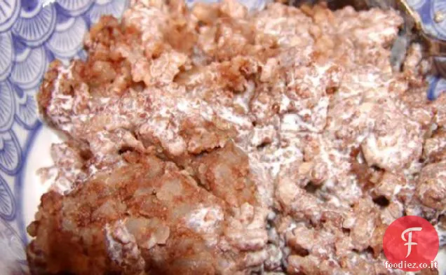 Budino di riso al cioccolato