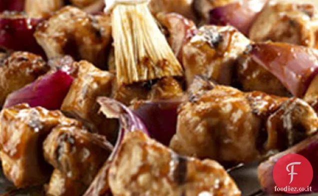 Kabobs di maiale Teriyaki