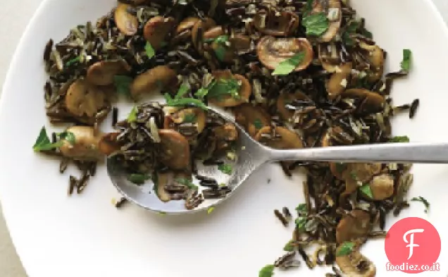 Riso selvatico con Funghi e Prezzemolo