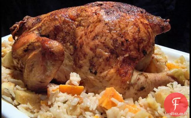 Cubano tritato di manzo e riso