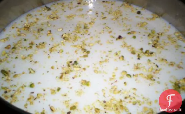 Muhallabia, budino alla crema di mandorle libanesi