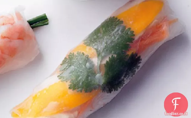 Involtini estivi di pollo e mango