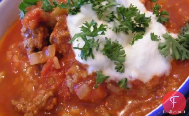 Peperoncino Con Carne (21 Giorni Wonder Dieta: Giorno 2 )