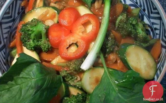Anacardi e verdure