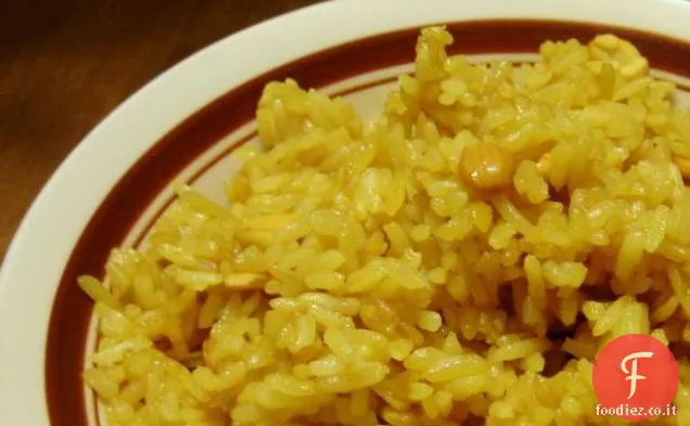 Riso selvatico con noci pecan piccanti