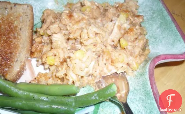 Cardamomo infuso di pollo con riso (Saleek)