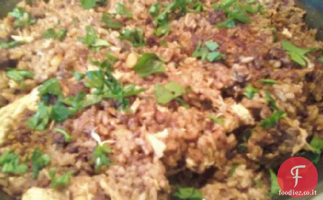 Pollo libanese con riso