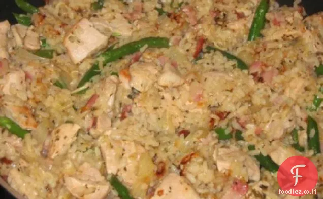 Risotto di pollo veloce