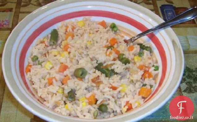Riso vegetariano al limone