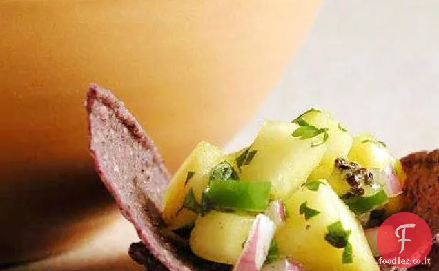 Salsa fresca di ananas, Cile e pepe nero