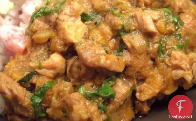 Zenzero Curry Maiale e riso