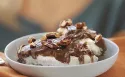 Dessert di budino di velluto Delta