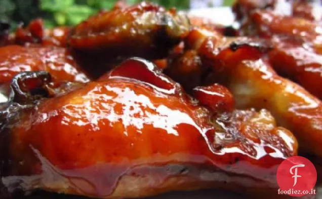 Ali di pollo al forno caramellate
