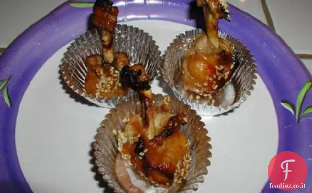 Antipasto di lecca lecca di ala di pollo