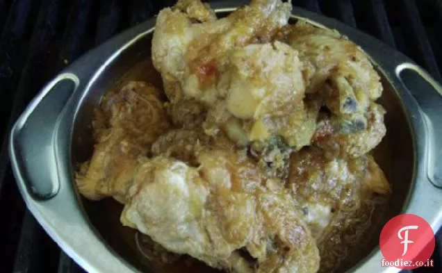 Pollo con spezie e salsa di soia