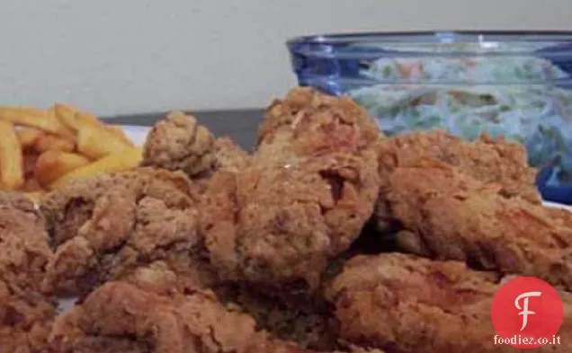 Croccanti ali di pollo fritto