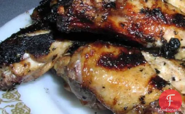 Ali di pollo allo zenzero alla griglia